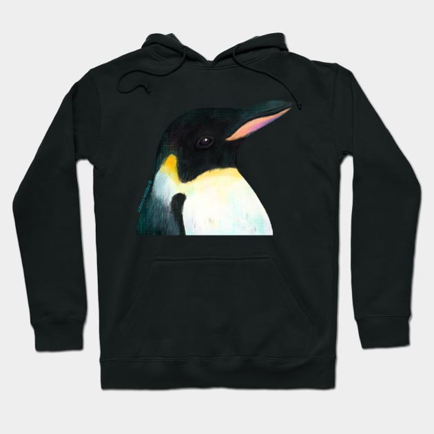 Emperor Penguin Hoodie by julianamotzko